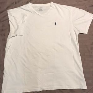 Large White Polo T-Shirt